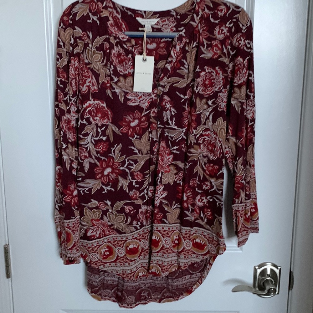 Lucky Brand long sleeve blouse